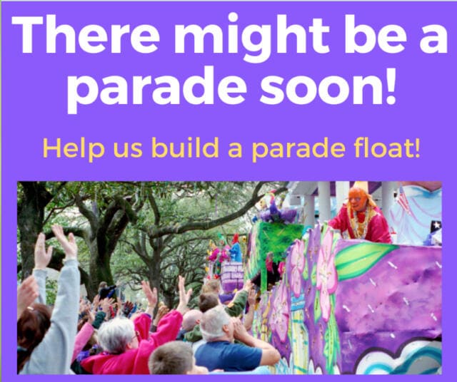Float Builders Needed! Pope Memorial Humane Society