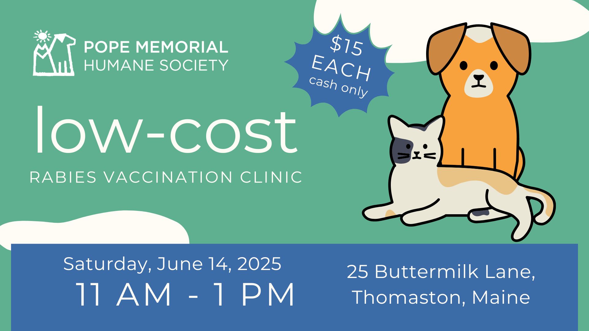 Low-Cost Rabies Vaccination Clinic